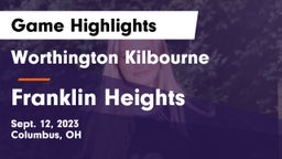 Worthington Kilbourne  vs Franklin Heights Game Highlights - Sept. 12, 2023