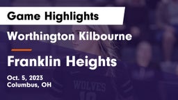Worthington Kilbourne  vs Franklin Heights  Game Highlights - Oct. 5, 2023