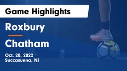 Roxbury  vs Chatham  Game Highlights - Oct. 20, 2022
