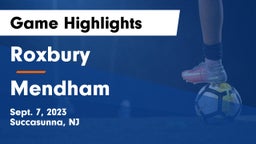 Roxbury  vs Mendham  Game Highlights - Sept. 7, 2023