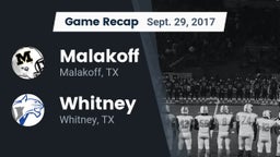 Recap: Malakoff  vs. Whitney  2017