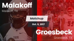 Matchup: Malakoff  vs. Groesbeck  2017