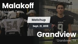Matchup: Malakoff  vs. Grandview  2018