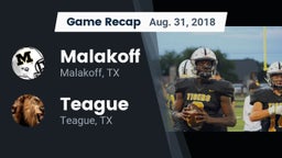 Recap: Malakoff  vs. Teague  2018