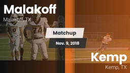 Matchup: Malakoff  vs. Kemp  2018