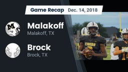 Recap: Malakoff  vs. Brock  2018