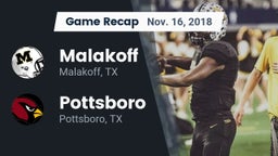 Recap: Malakoff  vs. Pottsboro  2018