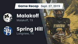 Recap: Malakoff  vs. Spring Hill  2019