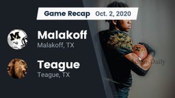 Recap: Malakoff  vs. Teague  2020