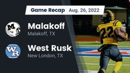 Recap: Malakoff  vs. West Rusk  2022