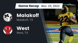 Recap: Malakoff  vs. West  2022