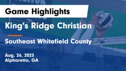 King's Ridge Christian  vs Southeast Whitefield County Game Highlights - Aug. 26, 2023