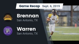 Recap: Brennan  vs. Warren  2019
