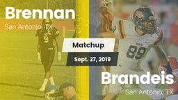 Matchup: Brennan  vs. Brandeis  2019