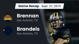 Recap: Brennan  vs. Brandeis  2019