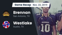 Recap: Brennan  vs. Westlake  2019