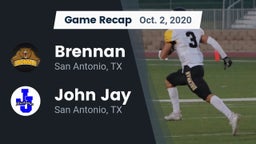 Recap: Brennan  vs. John Jay  2020