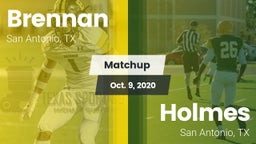 Matchup: Brennan  vs. Holmes  2020