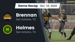 Recap: Brennan  vs. Holmes  2020