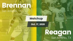 Matchup: Brennan  vs. Reagan  2020