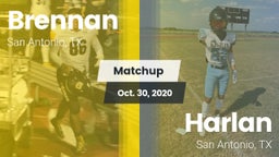 Matchup: Brennan  vs. Harlan  2020
