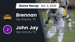 Recap: Brennan  vs. John Jay  2020