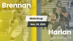 Matchup: Brennan  vs. Harlan  2020