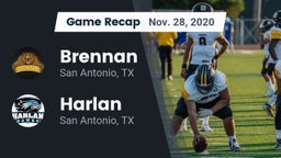 Recap: Brennan  vs. Harlan  2020