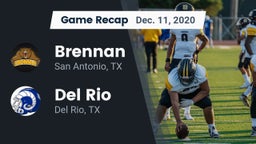 Recap: Brennan  vs. Del Rio  2020
