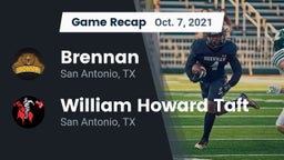 Recap: Brennan  vs. William Howard Taft  2021