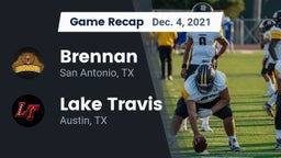 Recap: Brennan  vs. Lake Travis  2021