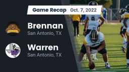 Recap: Brennan  vs. Warren  2022