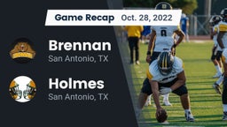 Recap: Brennan  vs. Holmes  2022