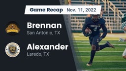 Recap: Brennan  vs. Alexander  2022