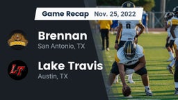 Recap: Brennan  vs. Lake Travis  2022