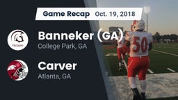 Recap: Banneker  (GA) vs. Carver  2018