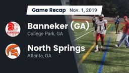 Recap: Banneker  (GA) vs. North Springs  2019