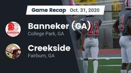 Recap: Banneker  (GA) vs. Creekside  2020