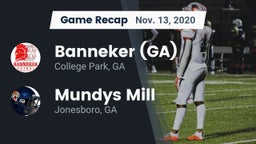 Recap: Banneker  (GA) vs. Mundys Mill  2020