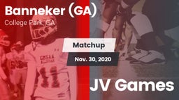 Matchup: Banneker  vs. JV Games 2020