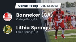 Recap: Banneker  (GA) vs. Lithia Springs  2023