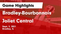 Bradley-Bourbonnais  vs Joliet Central  Game Highlights - Sept. 3, 2021