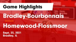 Bradley-Bourbonnais  vs Homewood-Flossmoor  Game Highlights - Sept. 23, 2021