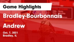 Bradley-Bourbonnais  vs Andrew  Game Highlights - Oct. 7, 2021