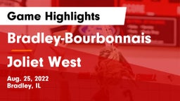 Bradley-Bourbonnais  vs Joliet West  Game Highlights - Aug. 25, 2022