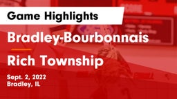 Bradley-Bourbonnais  vs Rich Township  Game Highlights - Sept. 2, 2022