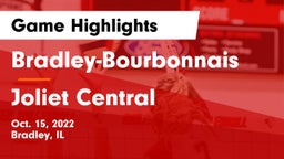 Bradley-Bourbonnais  vs Joliet Central  Game Highlights - Oct. 15, 2022