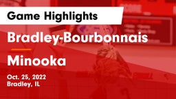 Bradley-Bourbonnais  vs Minooka  Game Highlights - Oct. 25, 2022