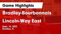 Bradley-Bourbonnais  vs Lincoln-Way East  Game Highlights - Sept. 14, 2023