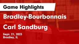 Bradley-Bourbonnais  vs Carl Sandburg  Game Highlights - Sept. 21, 2023